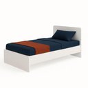 Ver imagem 3 de Cama Solteiro Amanda MDF Branco Lucky Store