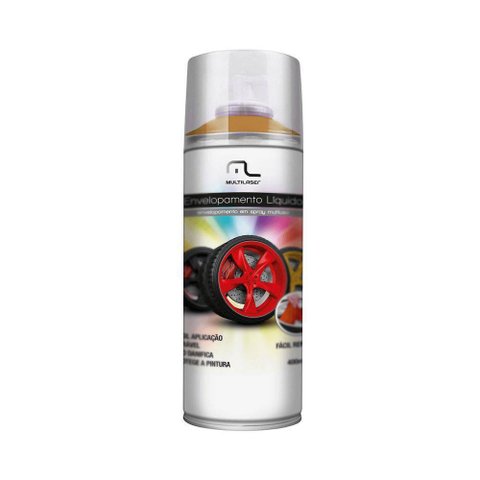 Spray De Envelopamento Líquido 400 Ml Dourado Multilaser - A