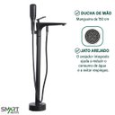 Ver imagem 6 de Misturador Monocomando de Piso para Banheira Preto