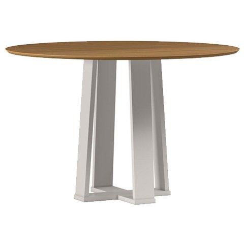 Mesa de Jantar 120 Cm Isabela sem Vidro Off White Ype – New Ceval