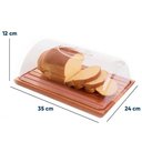 Ver imagem 4 de Kit Migalheira 36cm e Boleira 33cm Madeira Tampa Acrílica Essence Mesa Posta