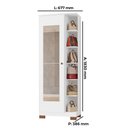 Ver imagem 3 de Sapateira Laila Tuboarte 100% Mdf 2 Espelhos e 5 Prateleiras