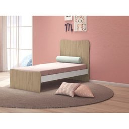 Cama Solteiro Amore Carvalho Toq Branco 85543 Qmovi - 4 Cama Solteiro Amore Carvalho Toq Branco 85543 Qmovi - 4