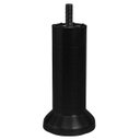 Ver imagem 2 de 6 Pés Cama Box e Cabeceira Universal Castor Gazin Ortobom Pe de 13cm Preto