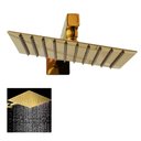 Ver imagem 1 de Ducha Chuveiro Dourado 20x20 Slim Parede Suporte Quadrado Banho Area Externa Banheiro Piscina