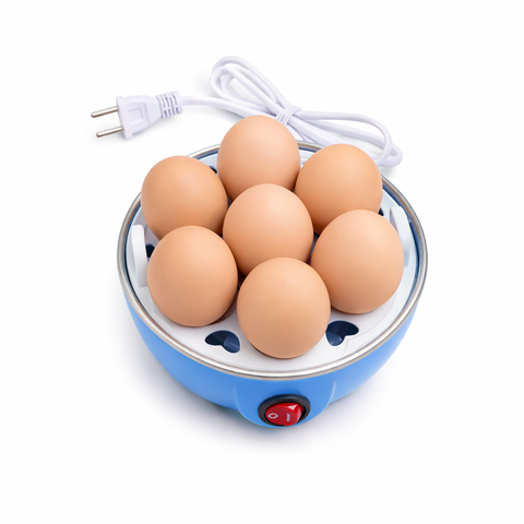 Cozedor de Ovos Elétrico Portátil 110v - Azul