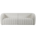 Ver imagem 4 de Kit Sofá 4 Lugares para Sala 252cm com 02 Poltronas Lazio M03 Bouclê Branco - Lyam Decor