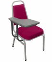 Ver imagem 1 de Cadeira Universitária Empilhável Linha Hotel Plus Rosa