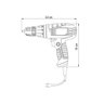 Parafusadeira/furadeira 280 W 3/8 220 V para Uso Profissional com Velocidade Variável e - 8