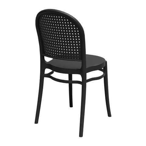 Kit 2 Cadeiras de Jantar Estilo Retrô Telinha em Plástico