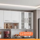 Ver imagem 6 de Armário de Cozinha Completa 12 Portas 1 Gaveta Bia MDP 180cm Branco Poliman Móveis