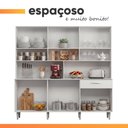 Ver imagem 7 de Armário de Cozinha Completa 12 Portas 1 Gaveta Bia MDP 180cm Branco Poliman Móveis