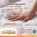 Ver imagem 5 de Cama Box Casal Gazin com Pillow Tower New Pillow Top Molas Ensacadas Tecido Liso Branco 138cm