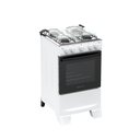 Ver imagem 2 de Fogão 4 Bocas Atlas Mônaco Plus Automático Mesa Inox Branco Bivolt