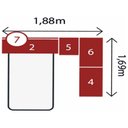 Ver imagem 2 de Jogo de Quarto Solteiro Modulado Modena CP13 Branco - Demóbile