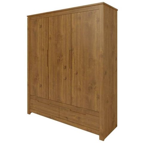 Armário Dijon 3 Portas 2 Gaveta Garapa 115cm - 57413