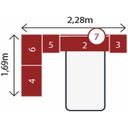Ver imagem 6 de Jogo De Quarto Solteiro Modulado Modena Cp12 Branco