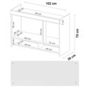 Ver mais imagens de Jogo De Quarto Solteiro Modulado Modena Cp12 Branco