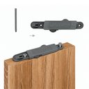 Ver mais imagens de 2 Kits Completos para Portas de Correr Roldana Dt 77 Guia Versátil de Toni 60kg