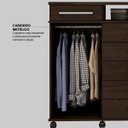 Ver imagem 3 de Cômoda London 7 Gavetas 2 Portas Café Touch - Demóbile