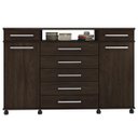 Ver imagem 5 de Cômoda London 7 Gavetas 2 Portas Café Touch - Demóbile