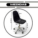 Ver imagem 2 de Kit 6 Cadeira para Escritório Estofada com Base Giratória Botonê Preto