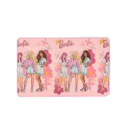 Tapete Infantil Dupla Face Recreio Impermeável 90x140cm - Jolitex Barbie Flores - 1