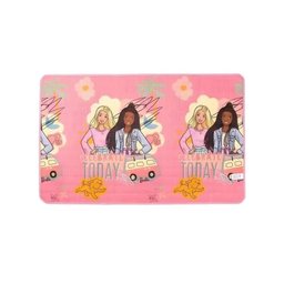 Tapete Infantil Dupla Face Recreio Impermeável 90x140cm - Jolitex Barbie Flores - 2