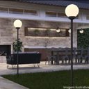 Ver imagem 6 de Kit 4 Globos para Poste de Jardim Leitoso 15x30cm Iluminação Externa Pvc Global Dital