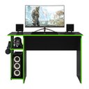 Ver imagem 2 de Mesa Gamer 3875 Preto Verde Qmovi