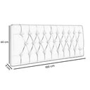 Ver imagem 3 de Painel Suspenso Cabeceira Dubai 1 Metro para Cama Solteiro Suede Cinza - Aurora Line