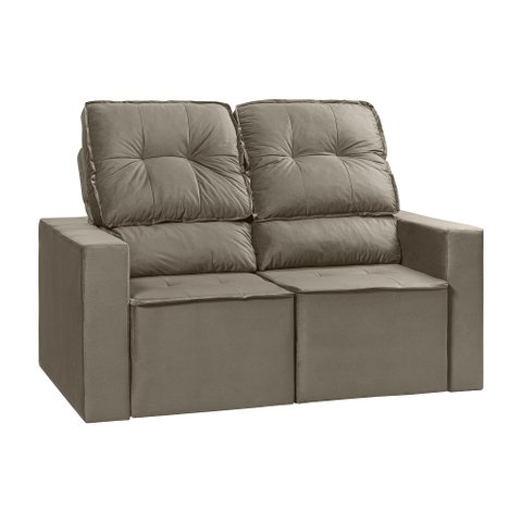 Sofá 2 Lugares Retrátil e Reclinável Chicago 1,50m C/molas - Veludo