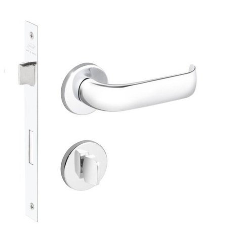 Fechadura IMAB Duna 2 Banheiro 55mm Cromado