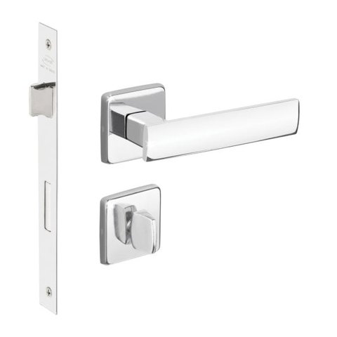 Fechadura IMAB Metro Light Banheiro 55mm Cromado