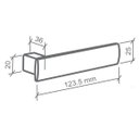 Ver imagem 2 de Fechadura Imab Metro Light Externa 55mm Cromo Acetinado