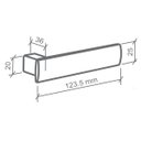 Ver imagem 2 de Fechadura IMAB Metro Light Interna 55mm Cromo Acetinado