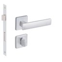 Ver imagem 1 de Fechadura IMAB Metro Light Banheiro 55mm Cromo Acetinado