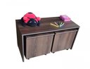 Ver imagem 2 de Mesinha Mesa Infantil com 2 Baús com Tampa e Rodízios