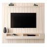 Painel Ripado Zigzag para Tv até 75 Polegadas Roma com Nicho 225cm - 3