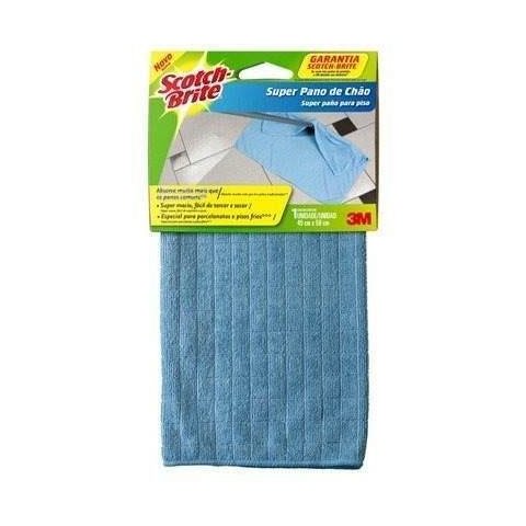 05 Super Pano De Chão 49x59cm Schoth-brite Azul 3m