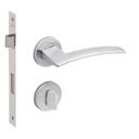 Ver imagem 1 de Fechadura Imab Logus Banheiro 55mm Cromo Acetinado