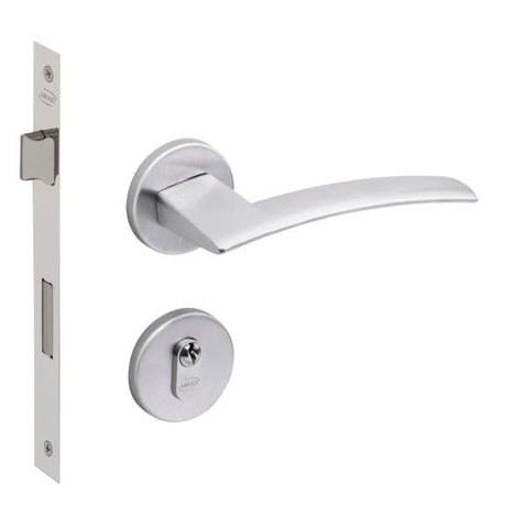 Fechadura Logus Externa  Acabamento Cromo Acetinado