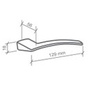 Ver imagem 2 de Fechadura Imab Logus Interna 55mm Cromo Acetinado