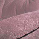 Ver imagem 5 de Sofá Cama Casal Reclinável Drika - Veludo Turkey Rosê