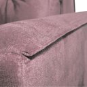 Ver imagem 6 de Sofá Cama Casal Reclinável Drika - Veludo Turkey Rosê