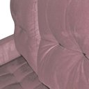 Ver imagem 7 de Sofá Cama Casal Reclinável Drika - Veludo Turkey Rosê