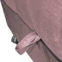 Ver imagem 3 de Sofá Cama Casal Reclinável Drika - Veludo Turkey Rosê