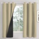 Ver imagem 1 de Cortina Blackout Pvc 220x130 Corta Luz para Sala/quarto:creme