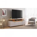 Ver imagem 1 de Rack para Tv até 65 Polegadas Elogio Candian - Jcm Movelaria Off White-cinamomo