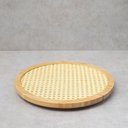 Ver imagem 6 de Jogo Tábua de Frios Giratória 30cm e Fruteira 28,5cm Bambu Cesto de Mesa Cozinha